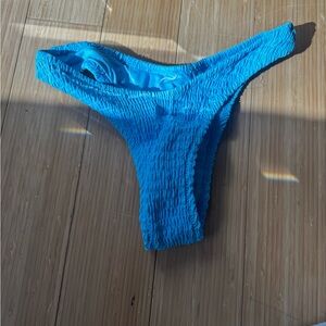 blue ribbed bikini set from la swimwear size Medium!